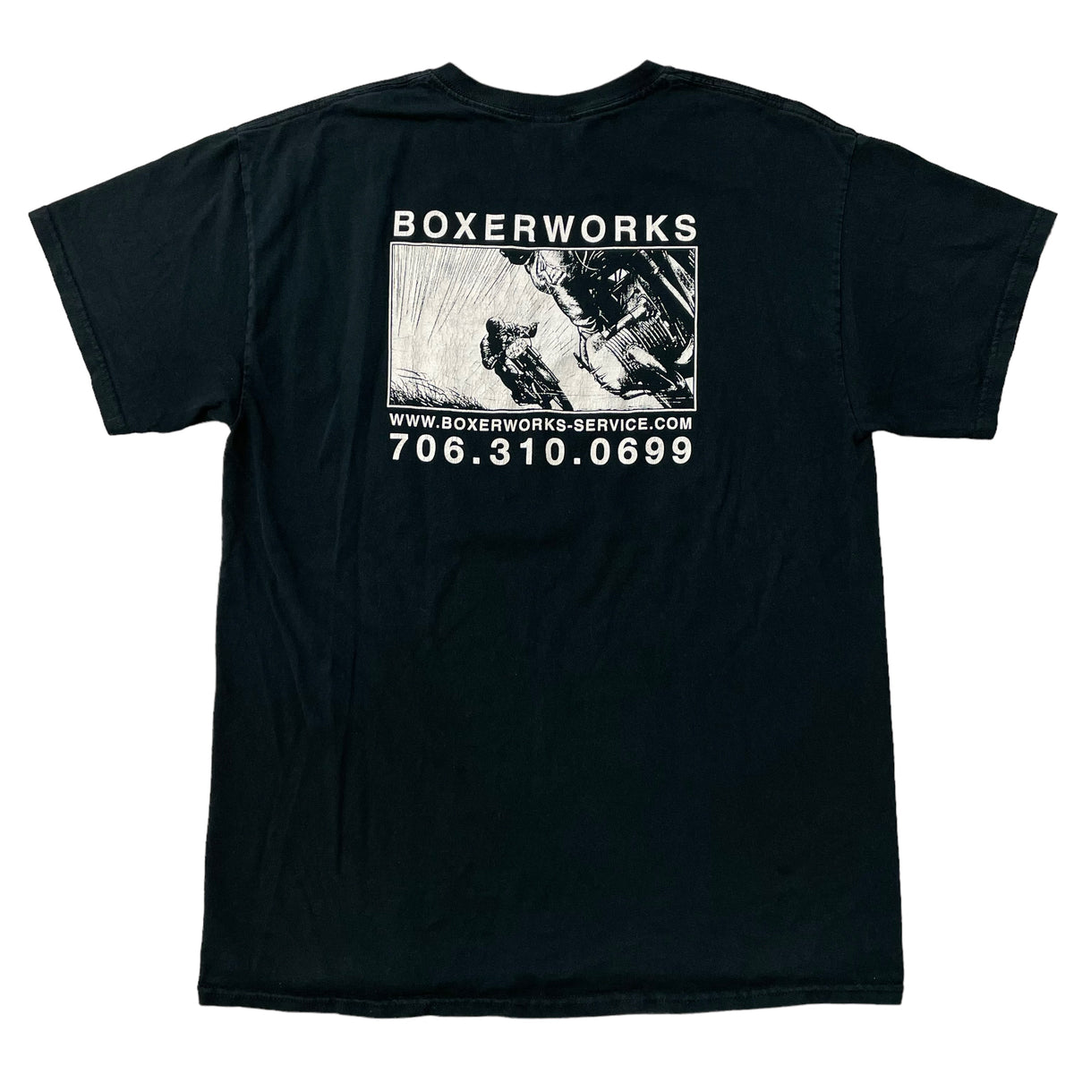 00’s ‘Airheads Forever’ Boxerworks Motorcycle Shop T-Shirt