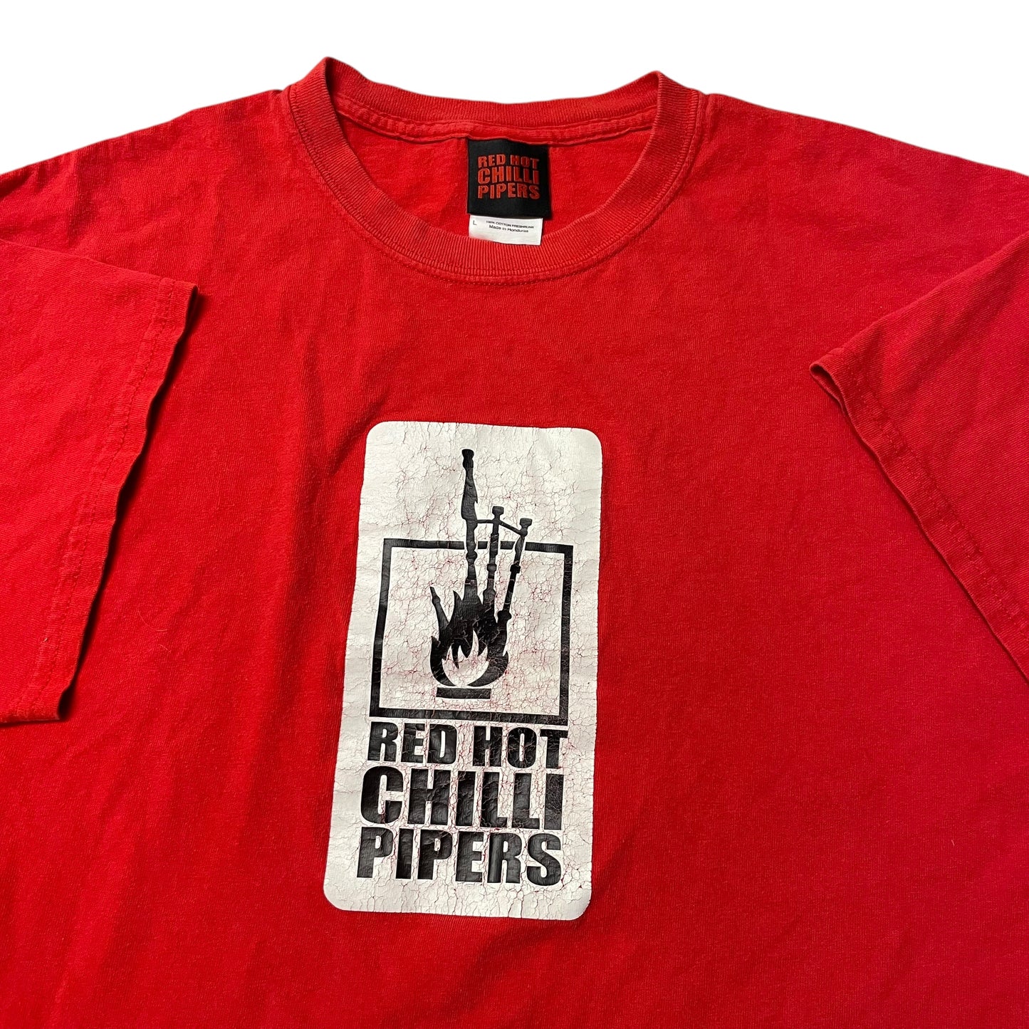 00’s ‘Red Hot Chilli Pipers’ Bag Pipe Cover Band T-Shirt