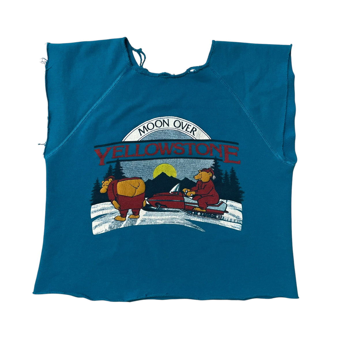 80’s ‘Moon Over Yellowstone’ Cut Sweatshirt