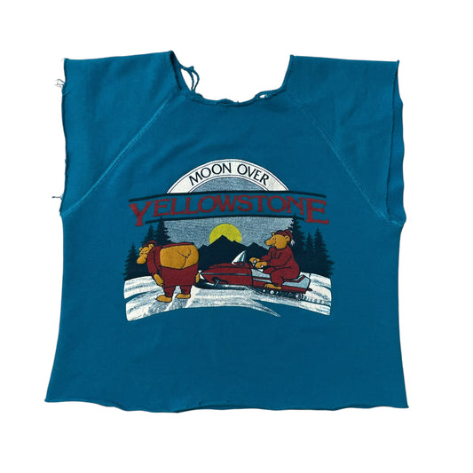 80’s ‘Moon Over Yellowstone’ Cut Sweatshirt