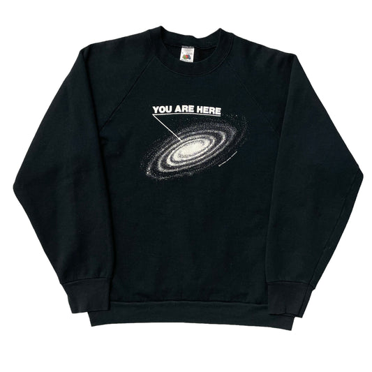 80’s ‘You Are Here’ Milky Way Galaxy Sweatshirt