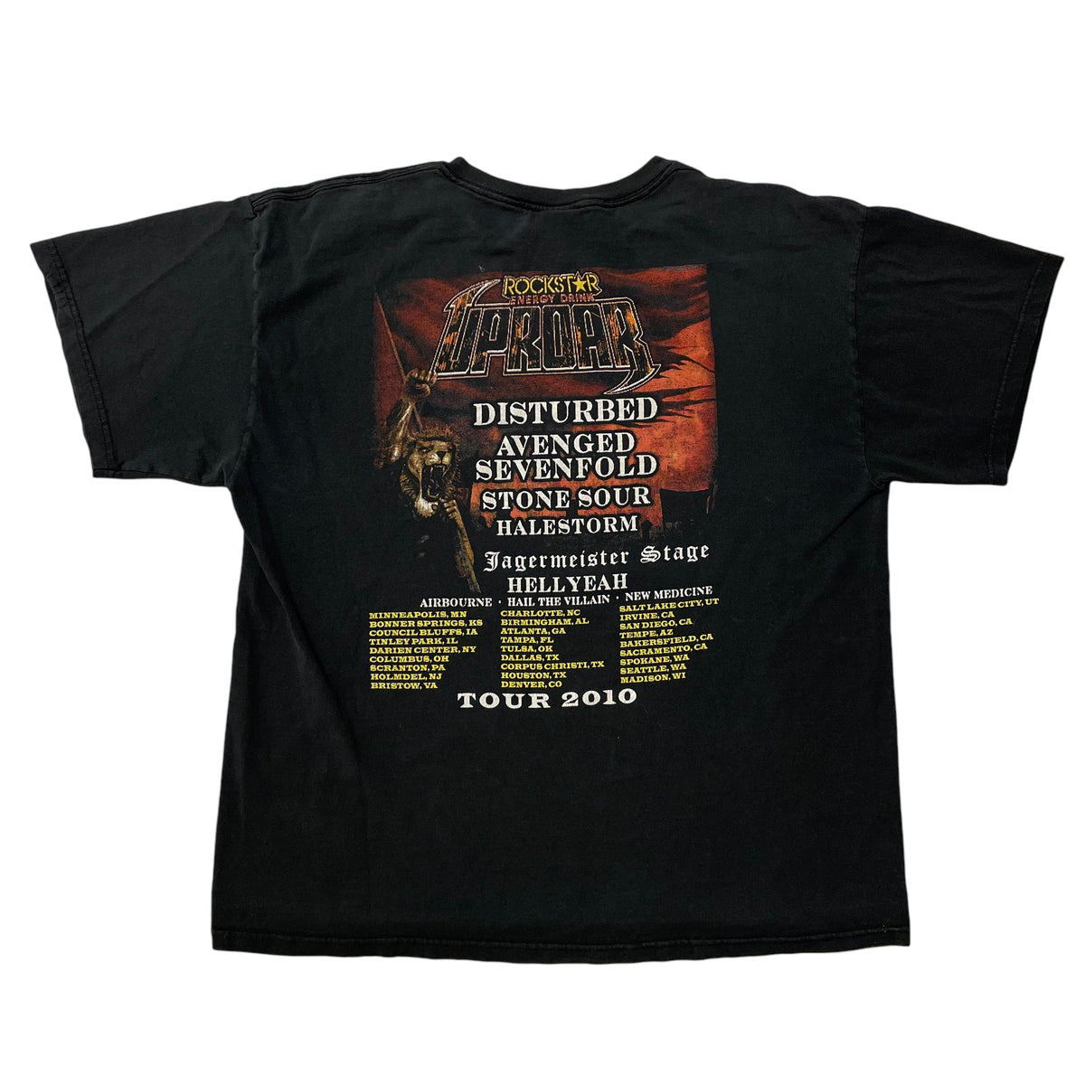 2010 Avenged Sevenfold ‘Rock Star Uproar’ Tour T-Shirt