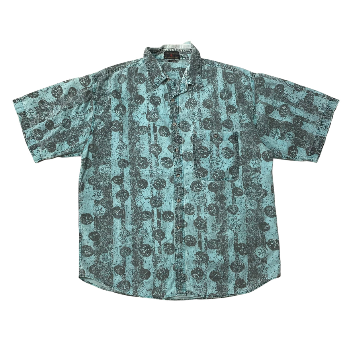 80’s Revenge Shirtmakers Patterned Short Sleeve Shirt