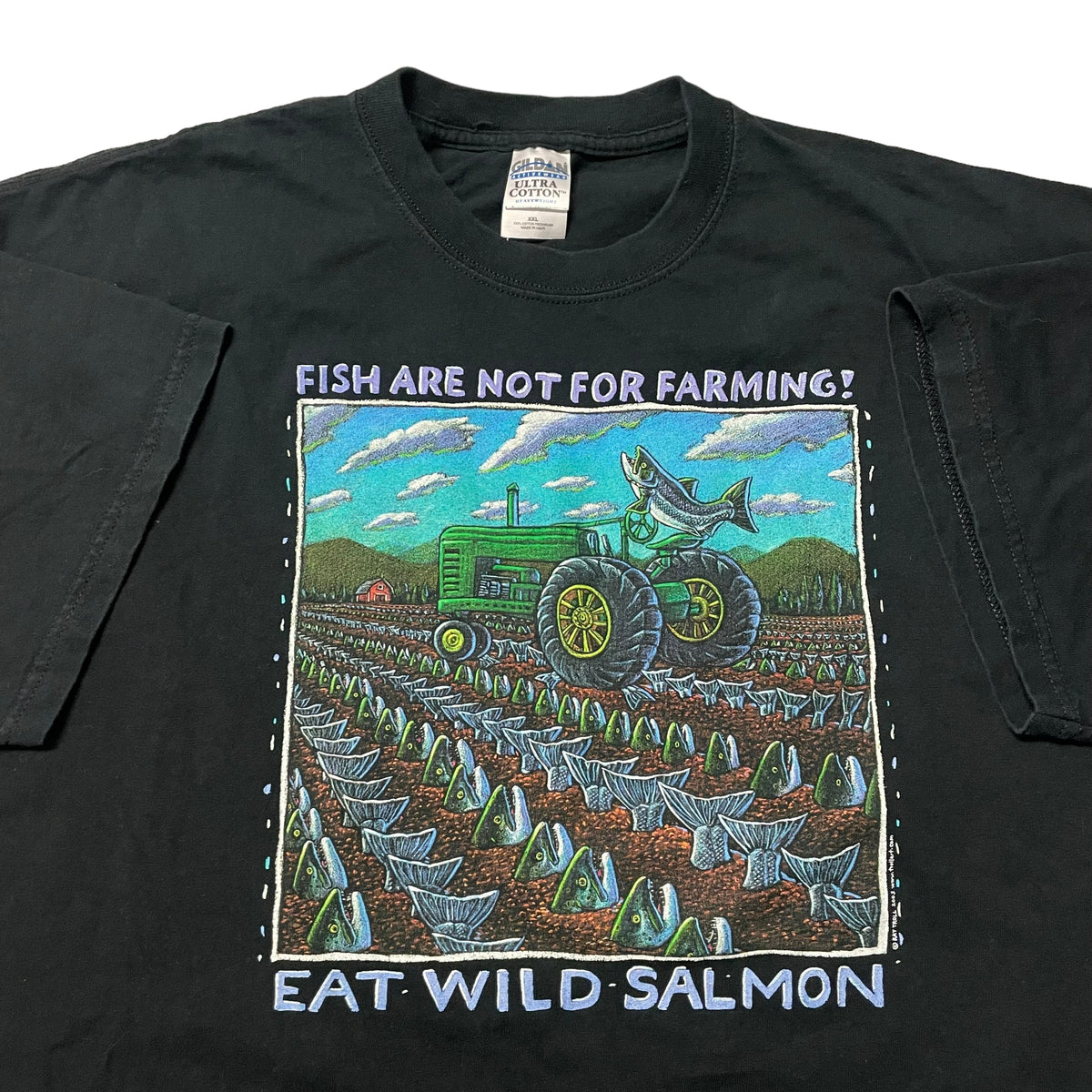 00’s Ray Troll ‘Fish Are Not For Farming’ T-Shirt