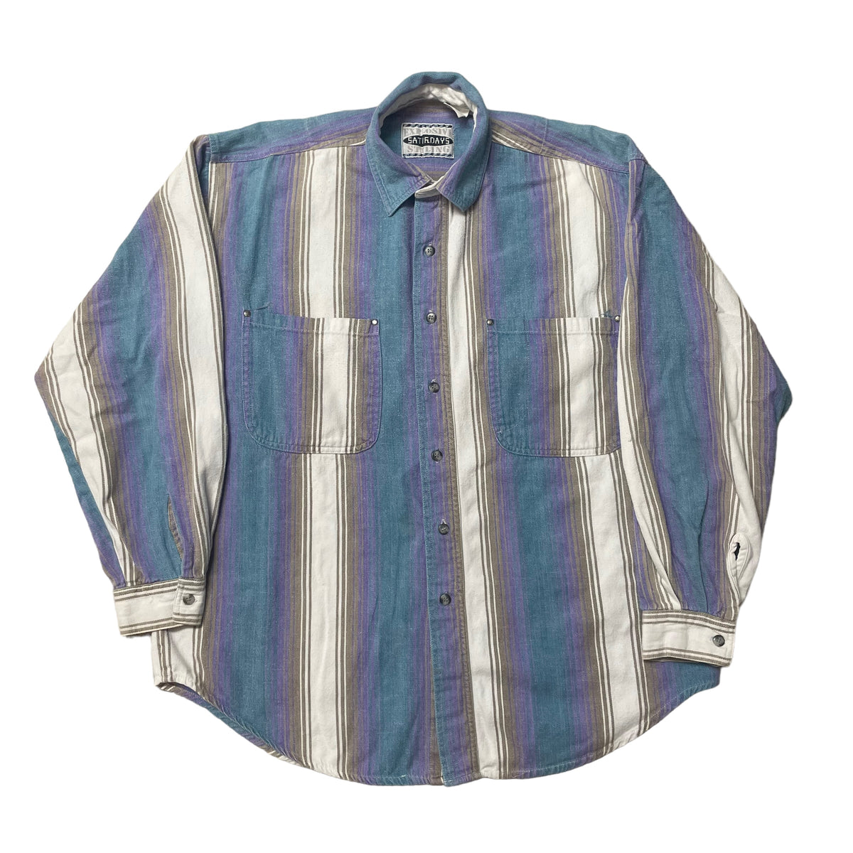 90’s Saturdays Striped Shirt