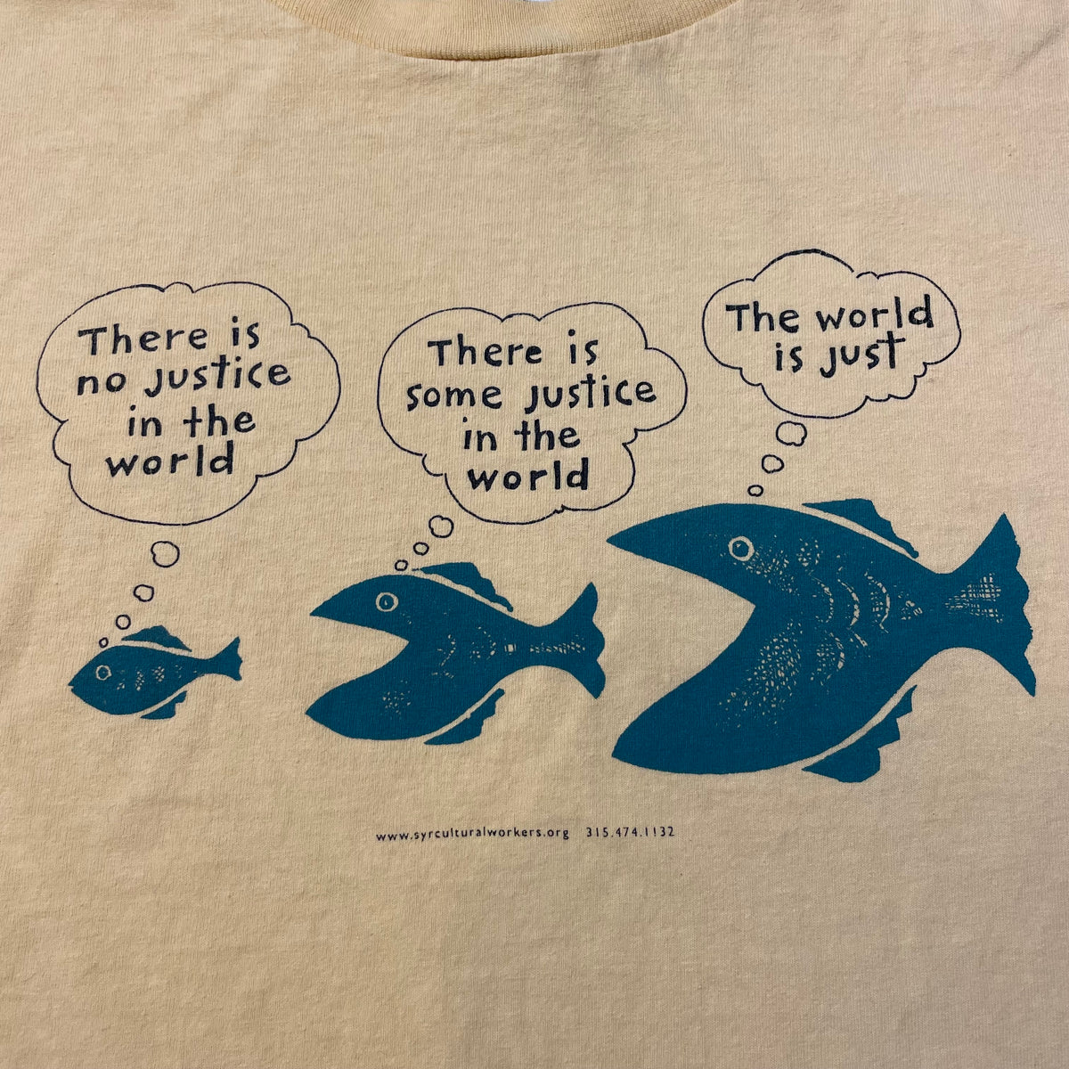 00’s Patagonia Beneficial ‘Fish Justice’ T-Shirt