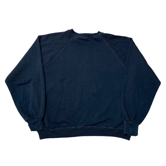 70’s Blank Sweatshirt Navy Blue