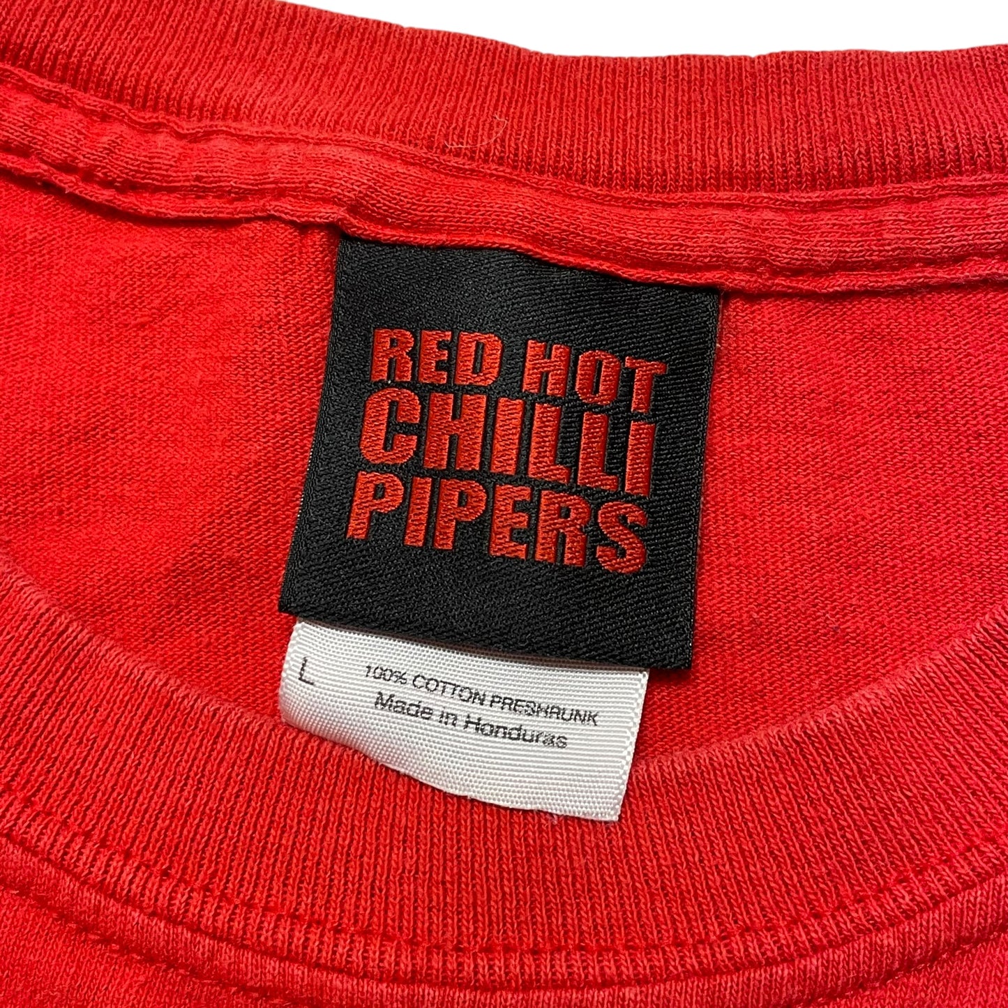 00’s ‘Red Hot Chilli Pipers’ Bag Pipe Cover Band T-Shirt