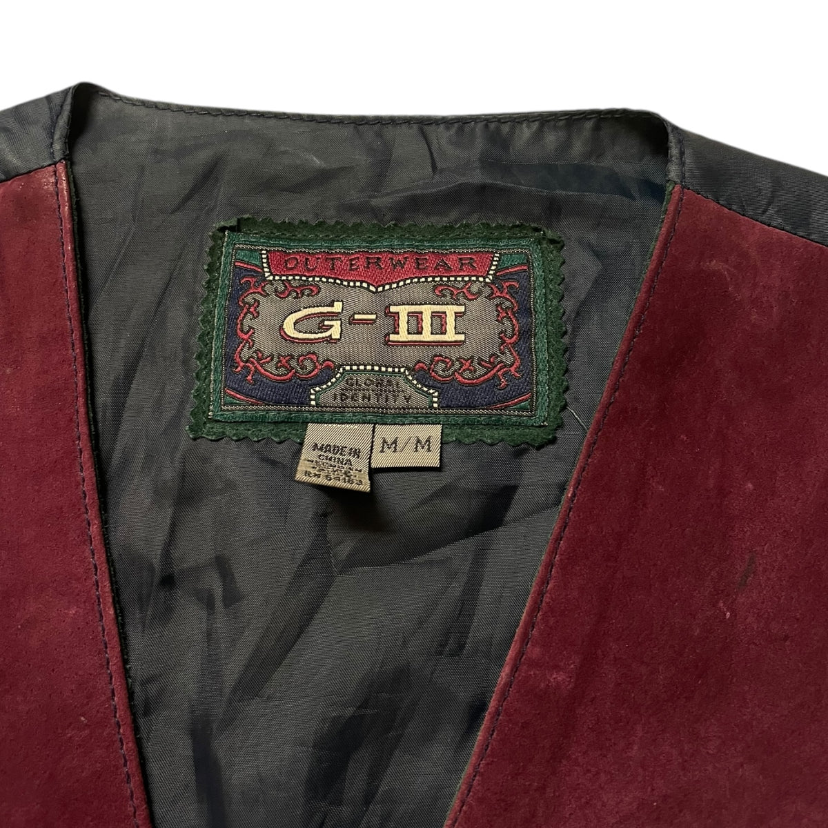 90’s G-III Cinch Back Vest
