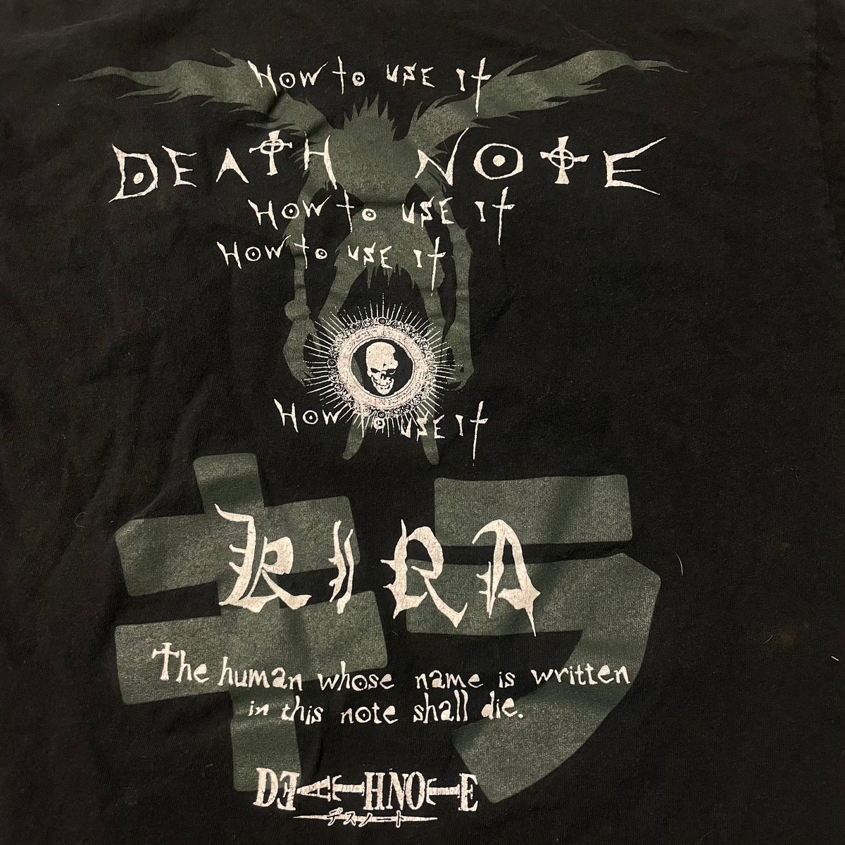 2010’s Death Note ‘How to Use It’ T-Shirt
