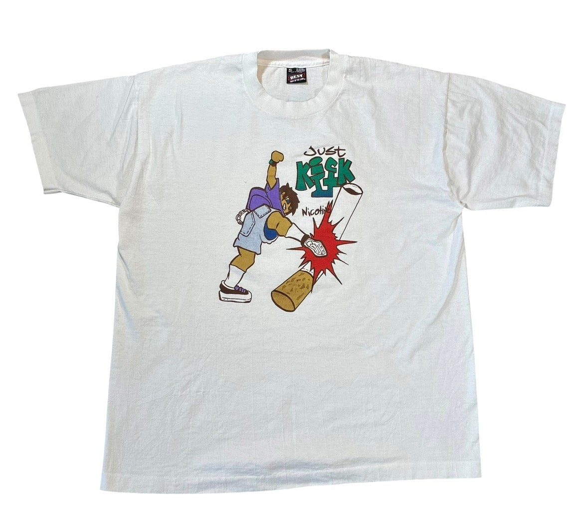 Anti smoking tee size xl