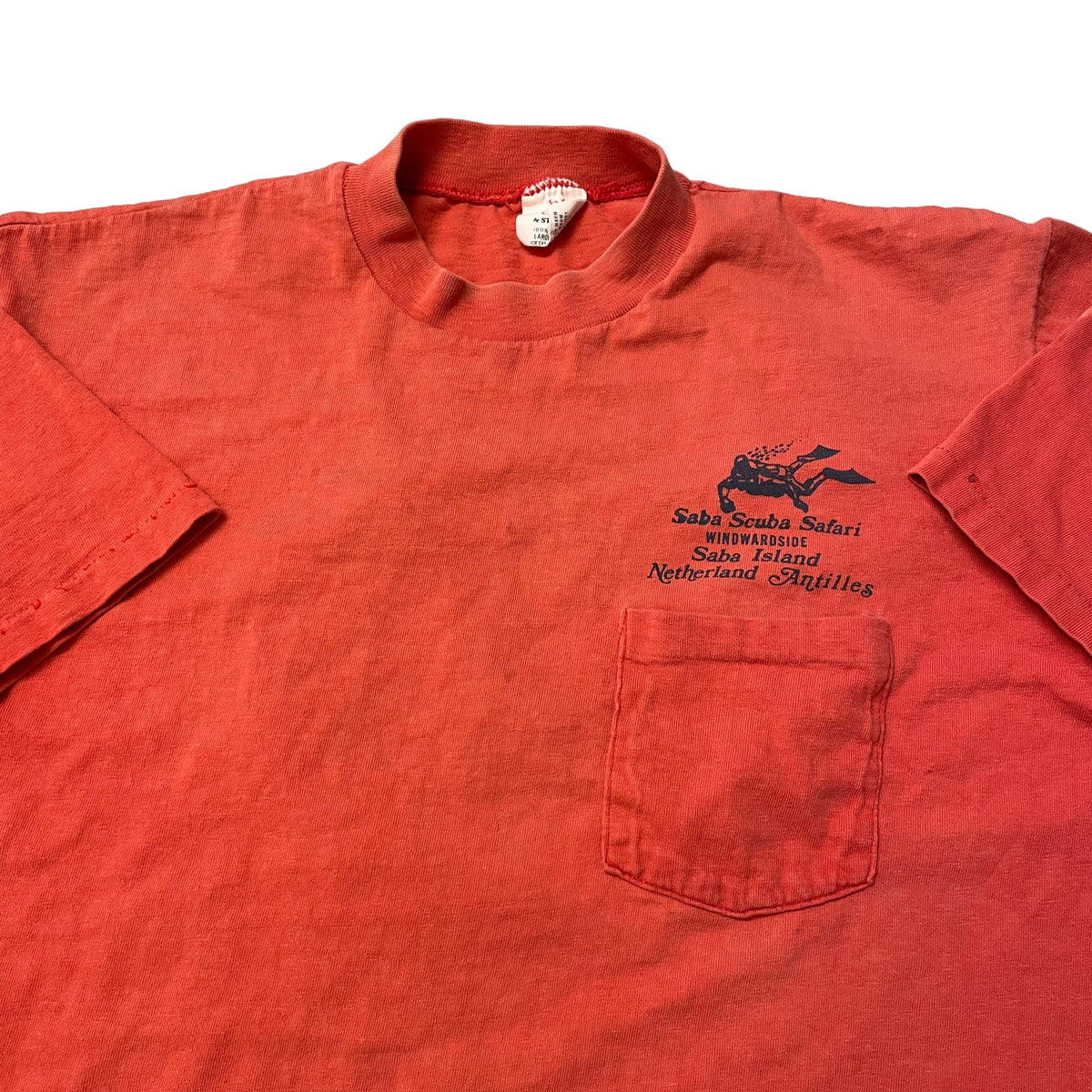 70’s ‘Saba Scuba Safari’ Stedman Hi-Cru T-Shirt