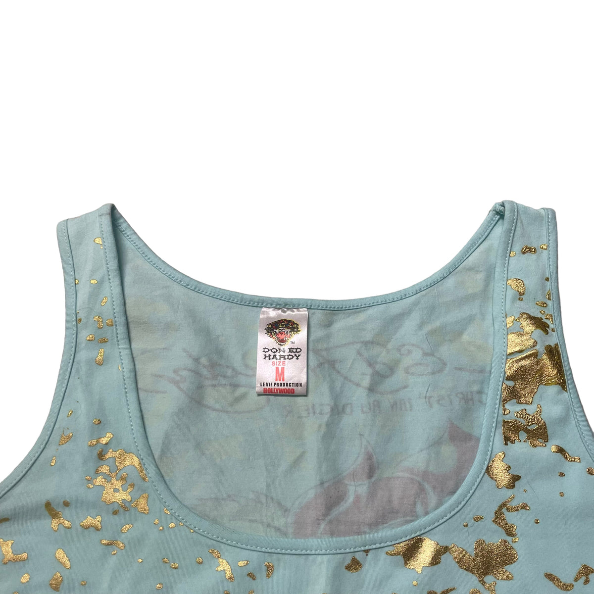 2010’s/Modern Ed Hardy Skull & Roses Women’s Tank Top