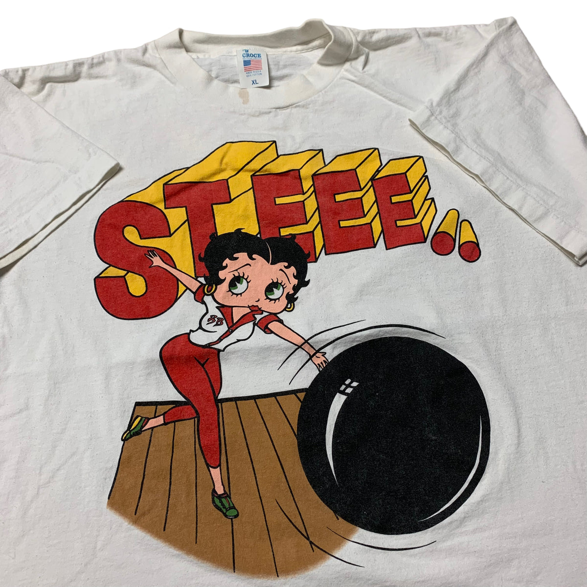 90’s Betty Boop ‘Steee..rrike!’ Bowling T-Shirt