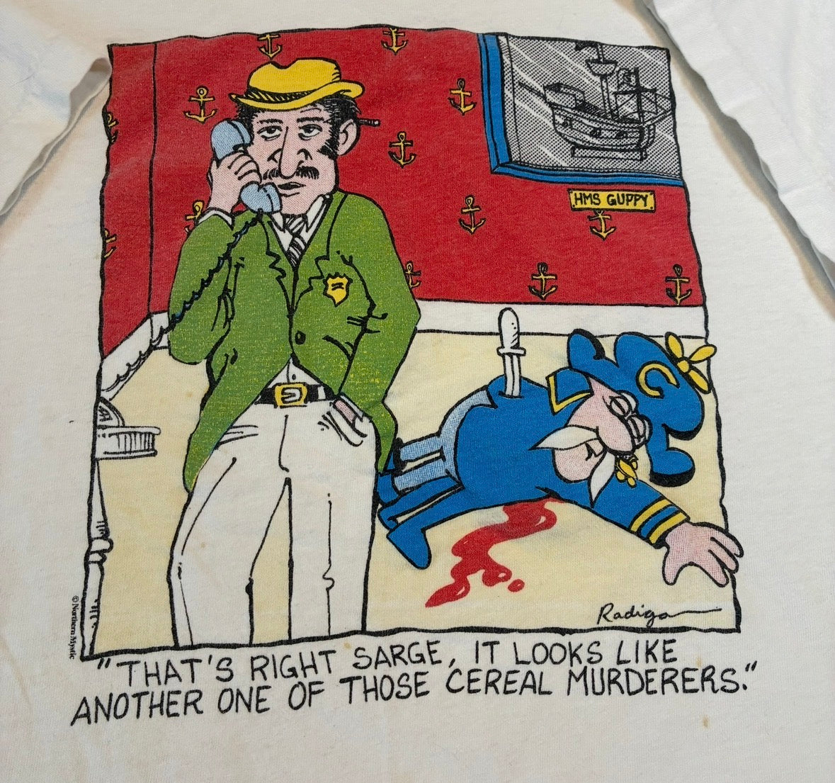 Serial killer Captain crunch parody size large