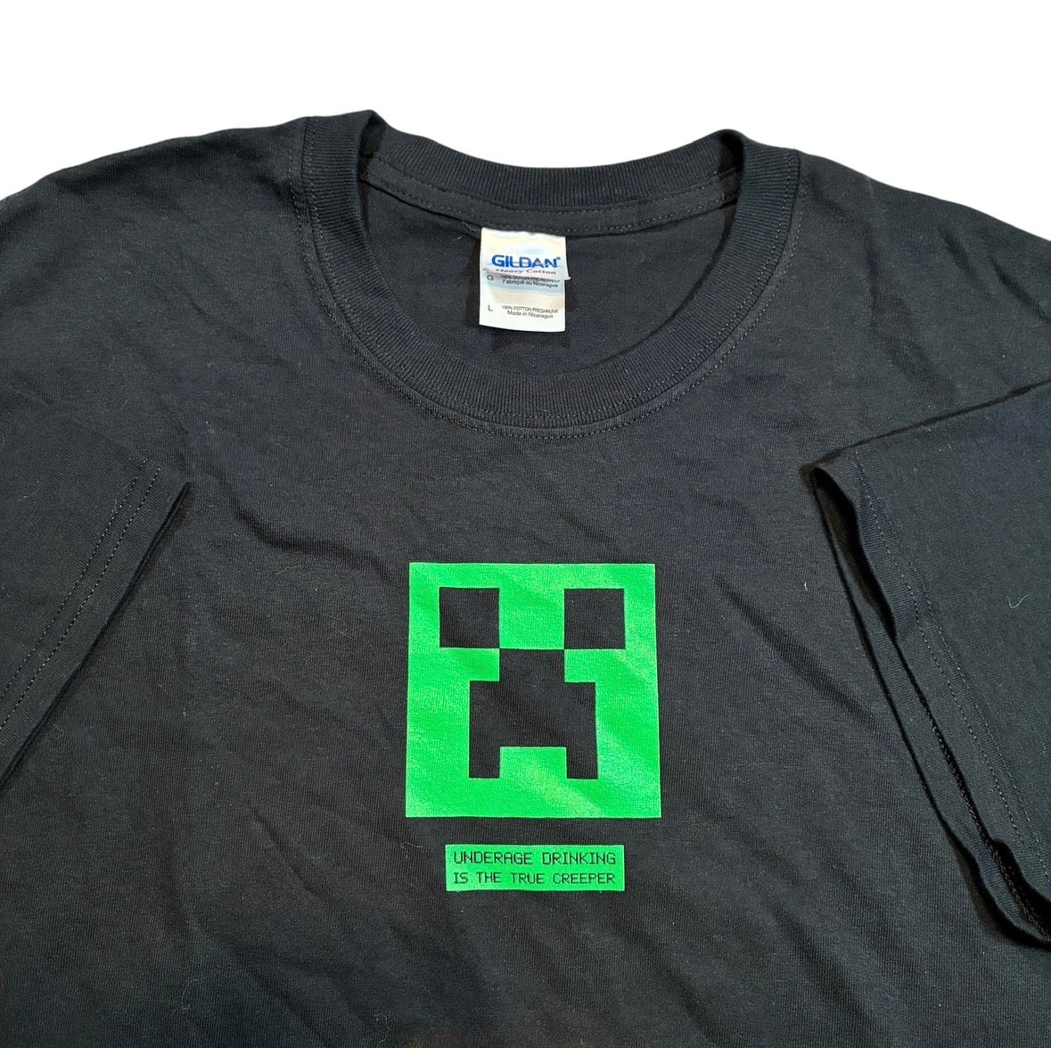 Minecraft parody T-shirt size large