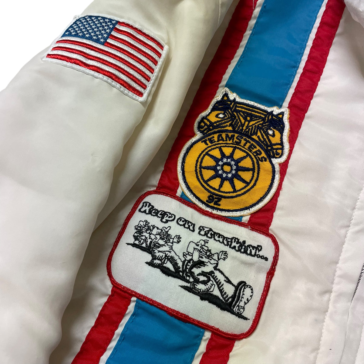 70’s/80’s ‘Teamsters Keep on Truckin’ Patched Jacket