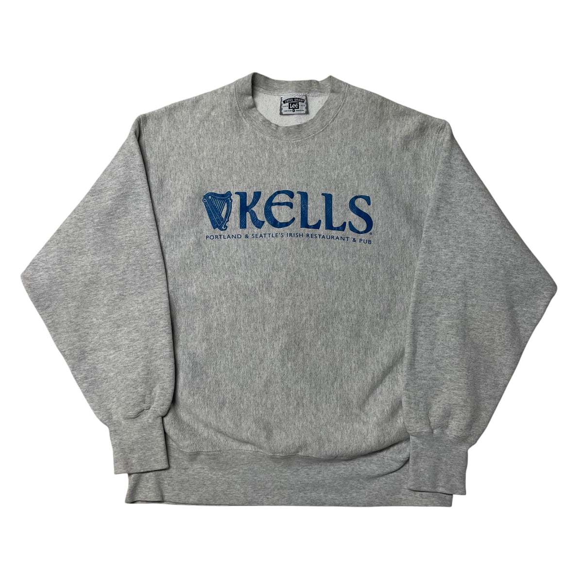 90’s Kells Irish Restaurant and Pub Lee Cross Grain Sweatshirt