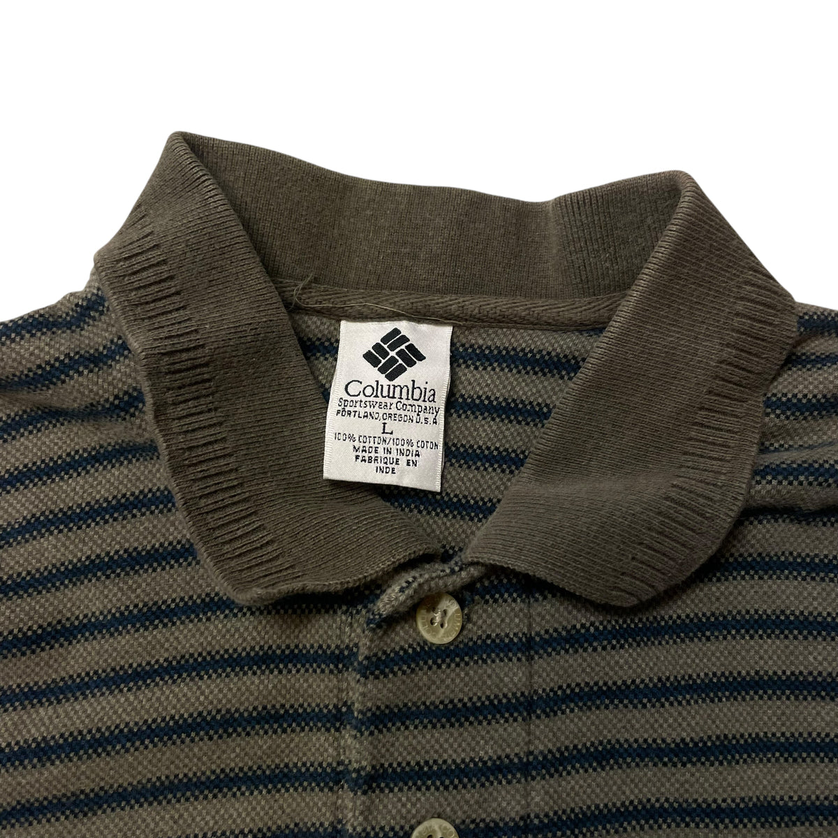00’s Columbia Golf Striped Shirt