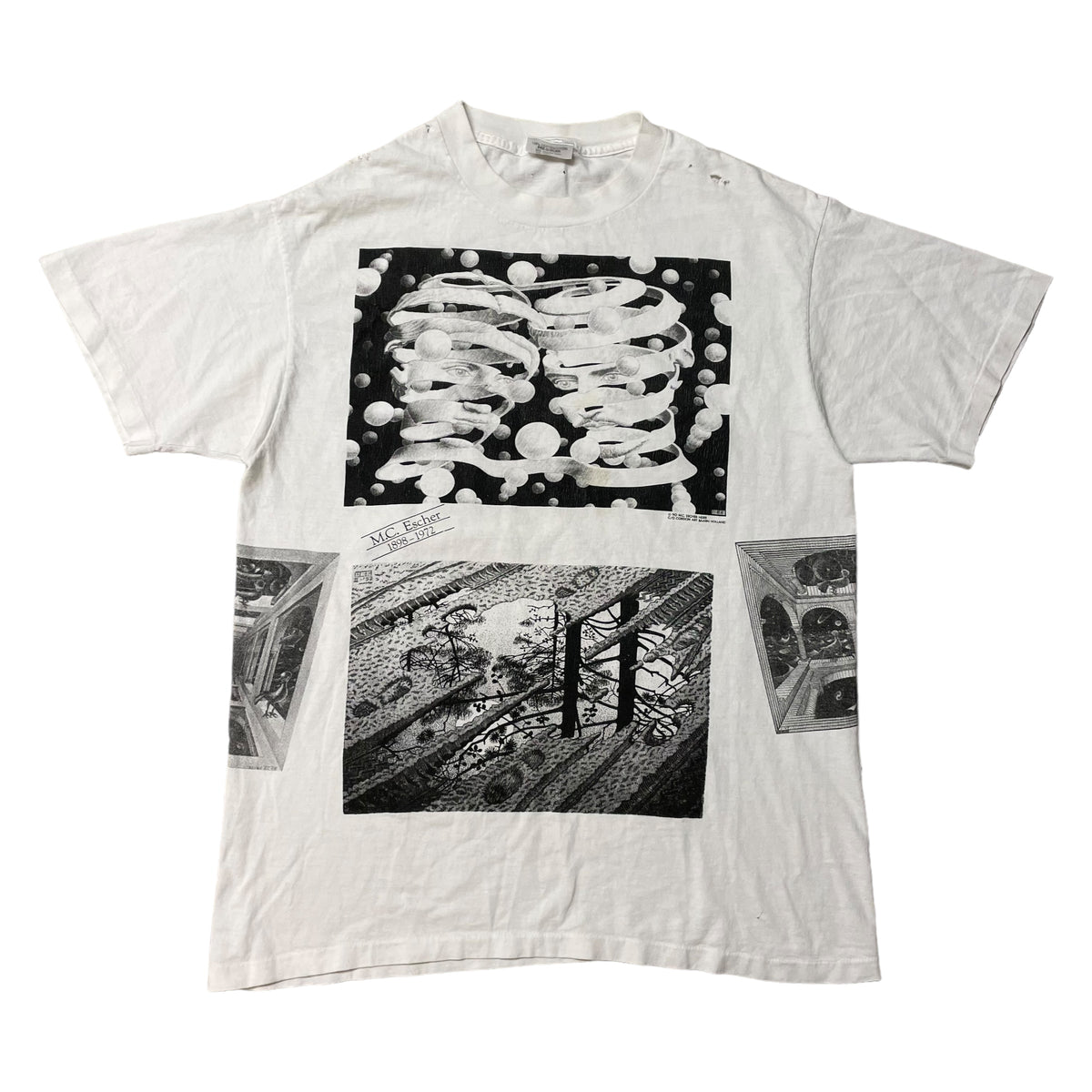 90’s M.C. Escher All Over Print T-Shirt