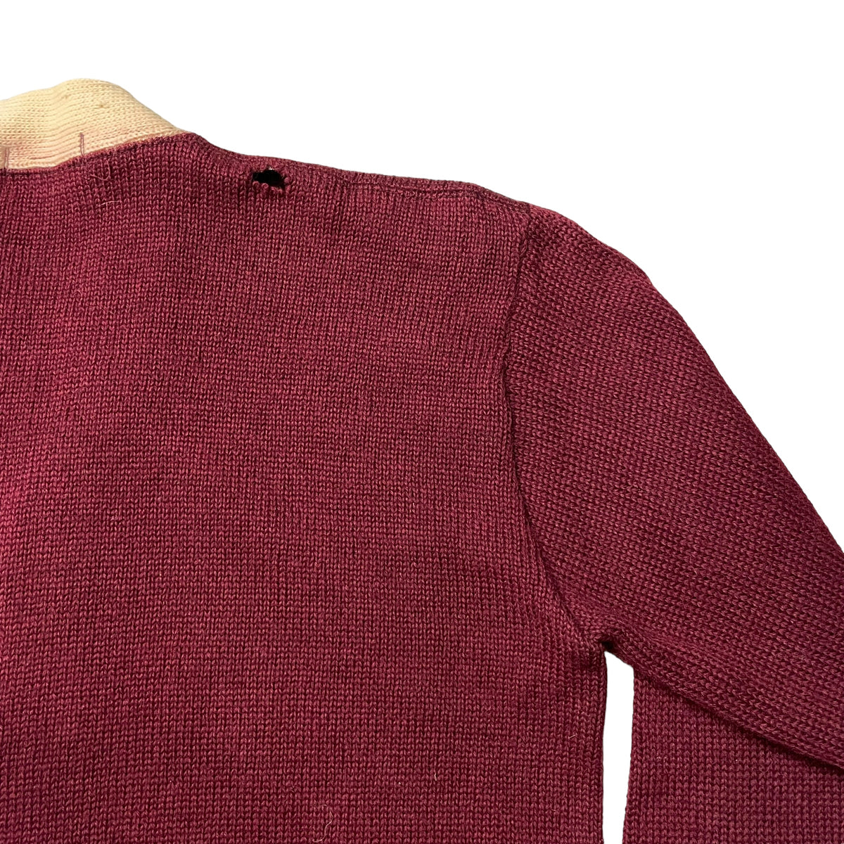 40’s Two Tone Wool Cardigan Sweater