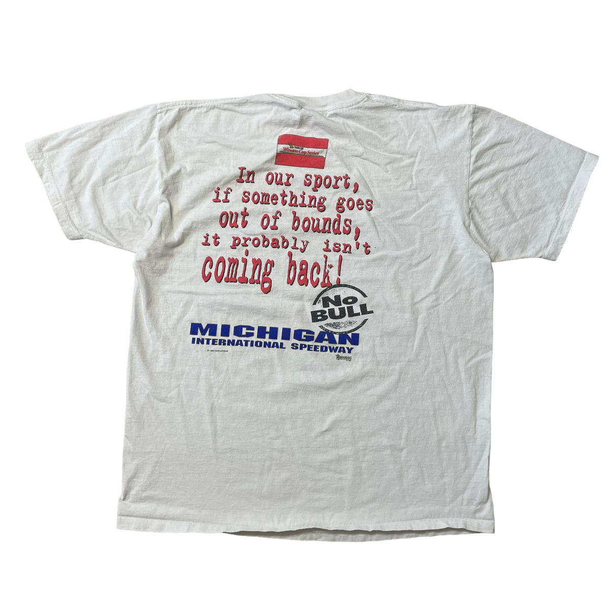 90’s Nascar Winston Cup Michigan Speedway Racing T-Shirt