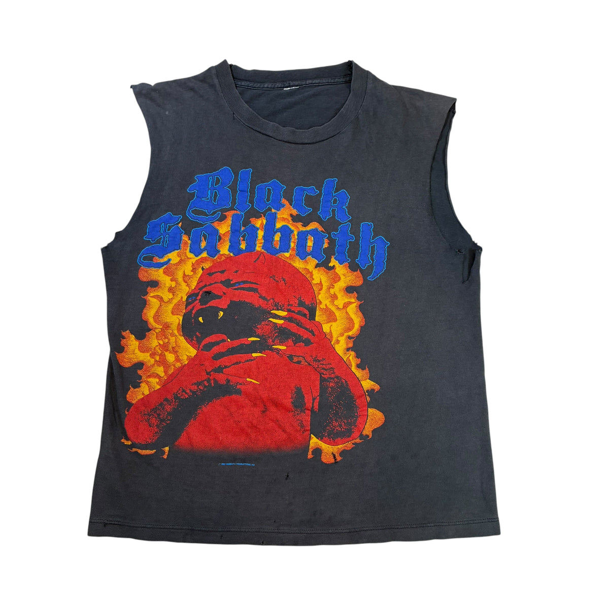 Black Sabbath Born Again cut off T-Shirt small