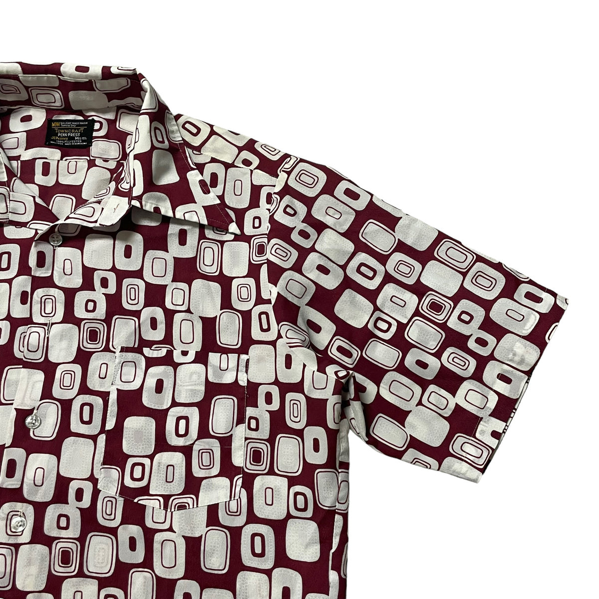 70’s Towncraft JCPenney Printed Penn Prest Shirt