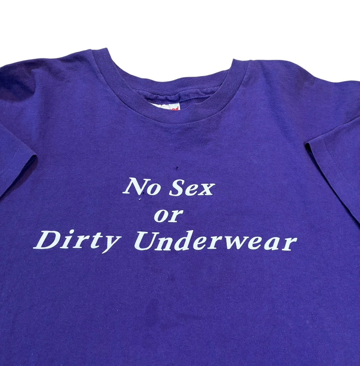 No sex or dirty underwear T-shirt size large