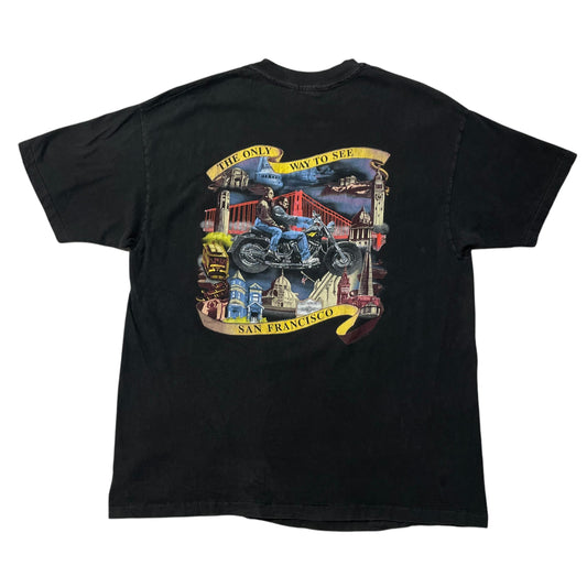 90’s Dudley Perkins ‘Only Way To See San Francisco’ Biker T-Shirt