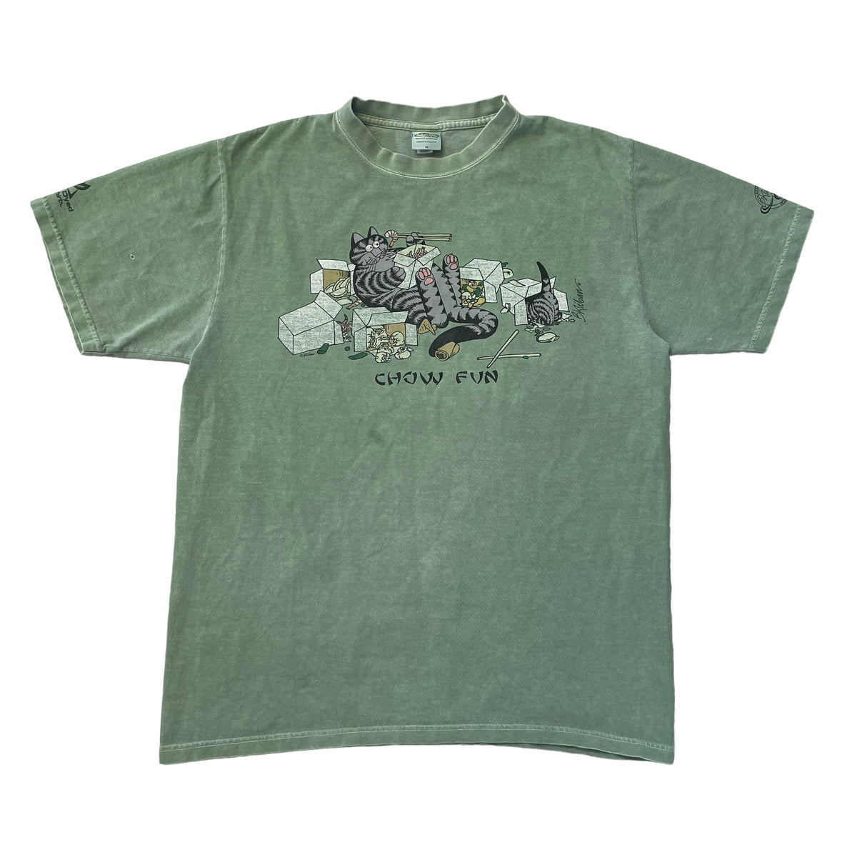 00’s Crazy Shirt ‘Chow Fun’ Ti Leaf Dyed T-Shirt