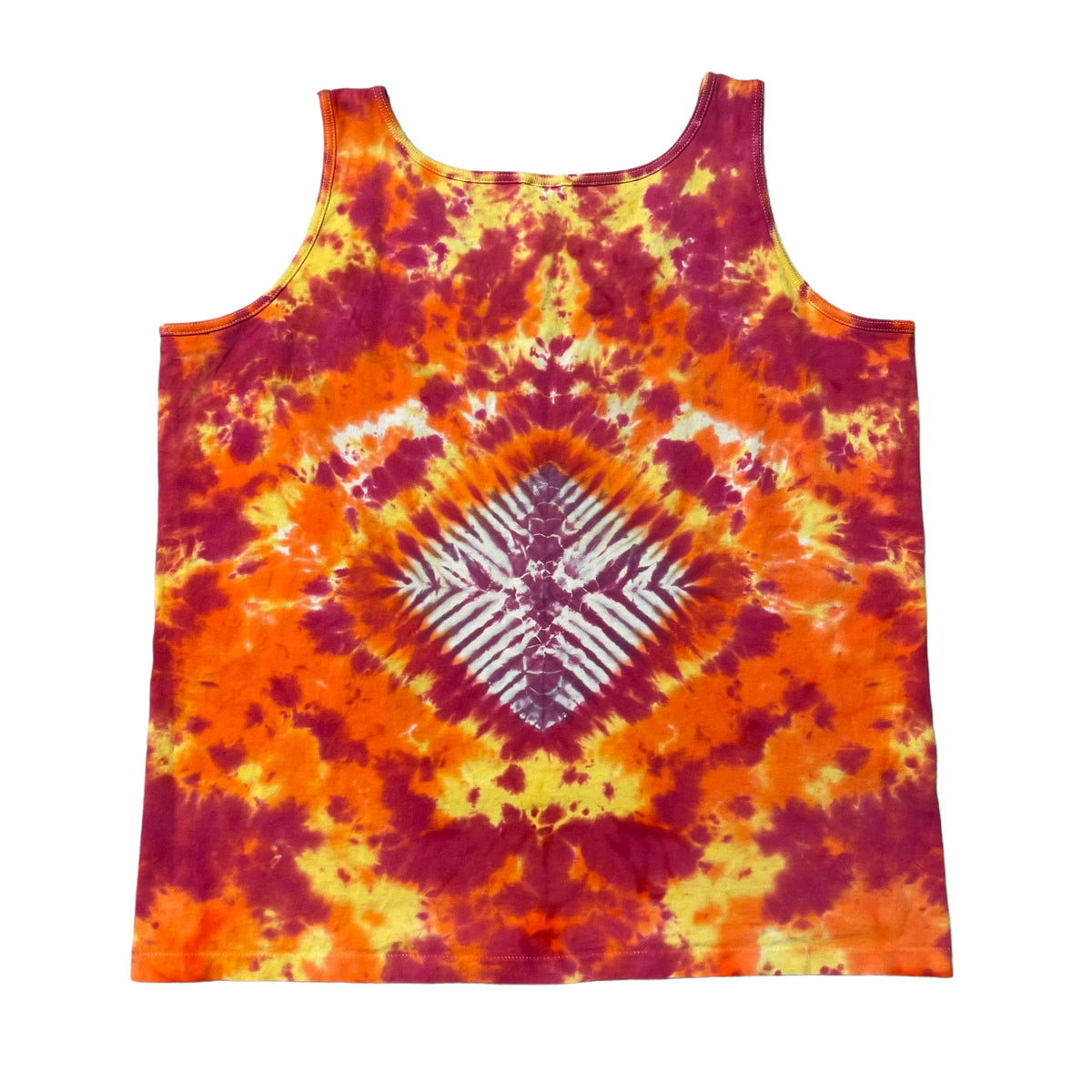 90’s Smiley Face Tie Dye Tank Top