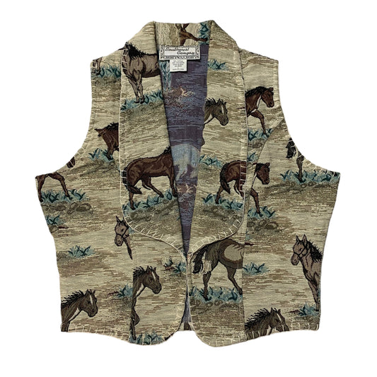 90’s Southwest Canyon Horse Vest