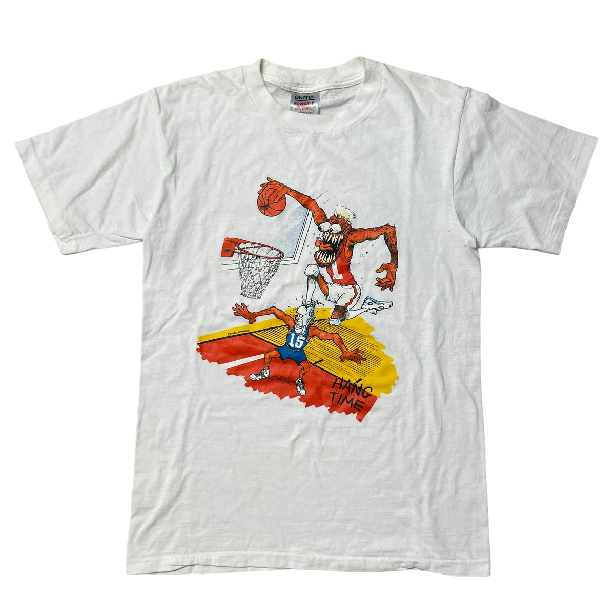 80’s ‘Hang Time’ Ed Roth Style Basketball T-Shirt