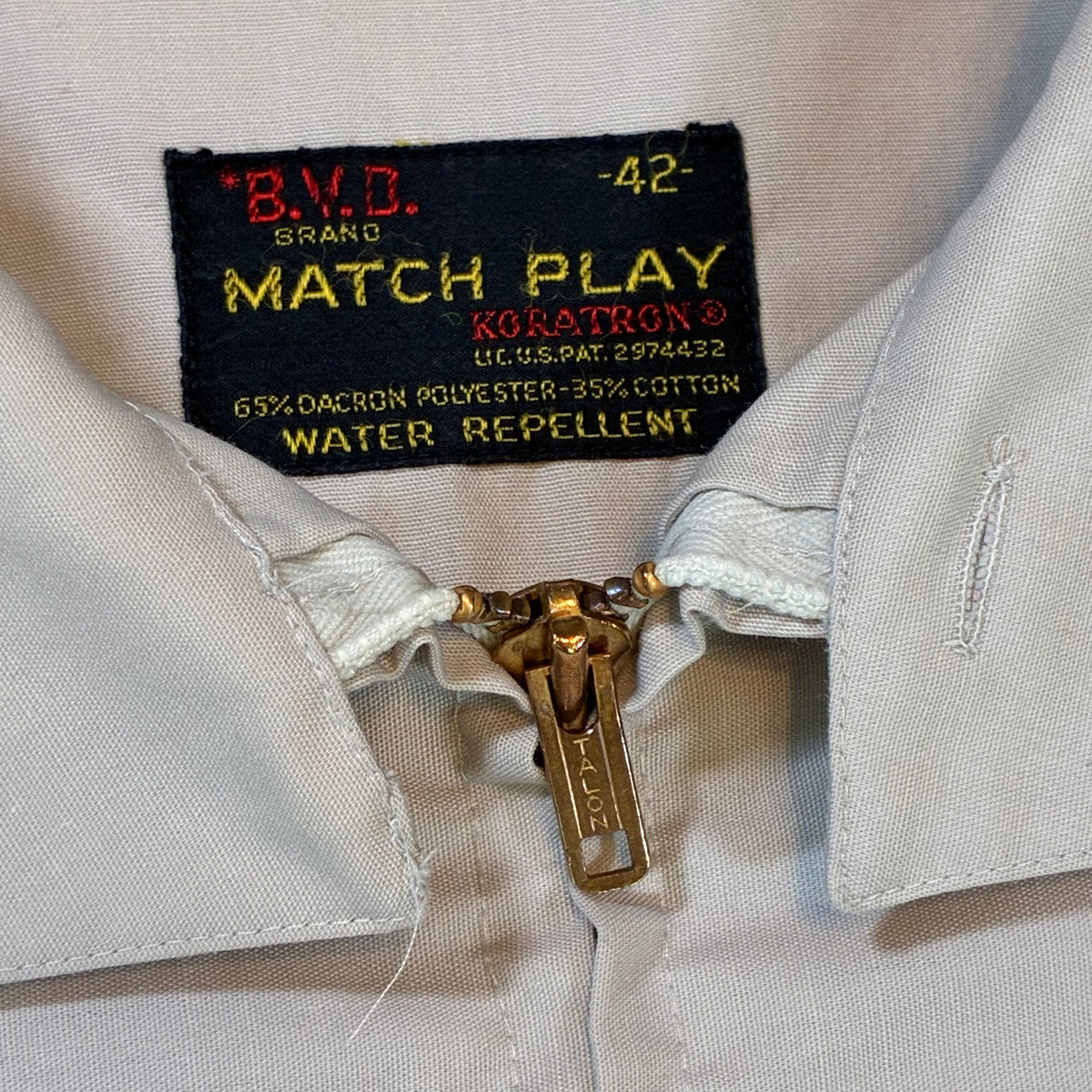 True Vintage 50’s/60’s BVD Match Play Harrington Jacket Large
