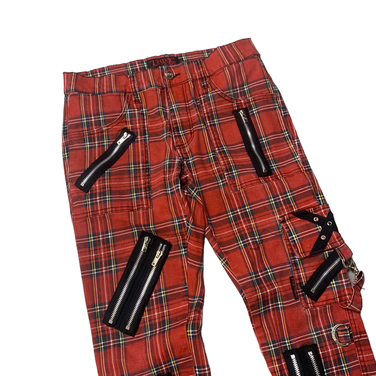 00’s Tripp Skinny Plaid Zipper Pants
