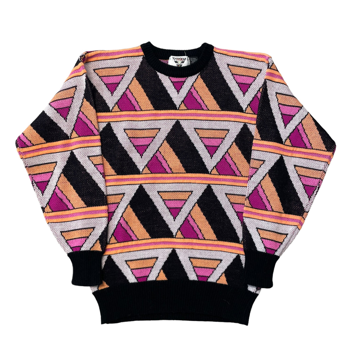 90’s Tyrolia by Head Patterned Knit Sweater