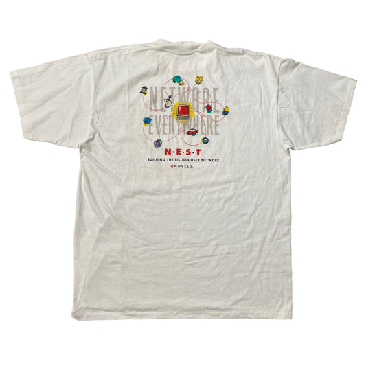 90’s Novell NEST ‘Netware Everywhere’ Computer T-Shirt