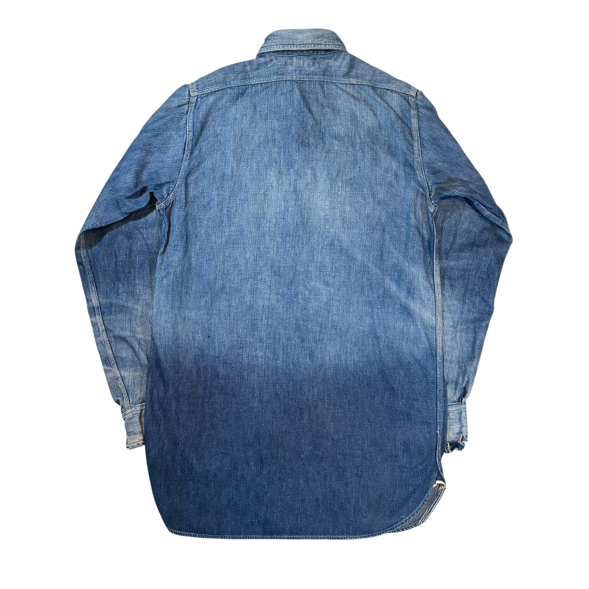 True Vintage 40’s Hercules Selvedge Denim Chambray (See Measurements)