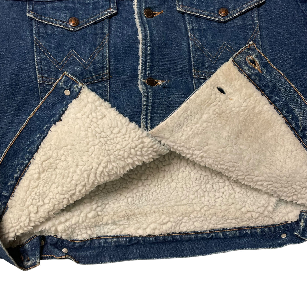 00’s Wrangler Sherpa Lined Denim Jacket