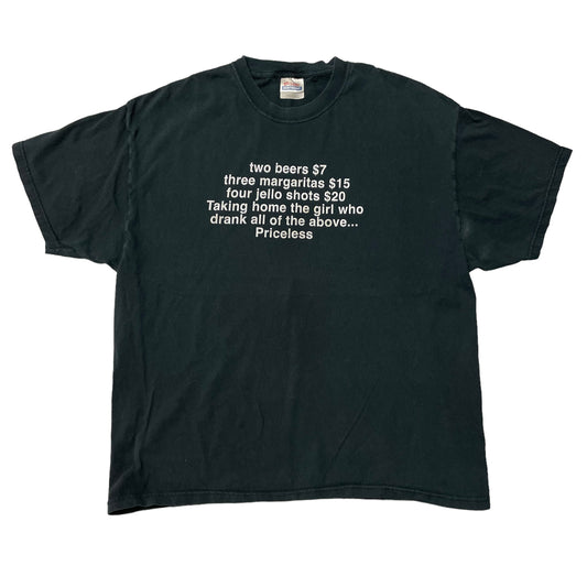 00’s ‘Priceless Drinking Girl’ T-Shirt