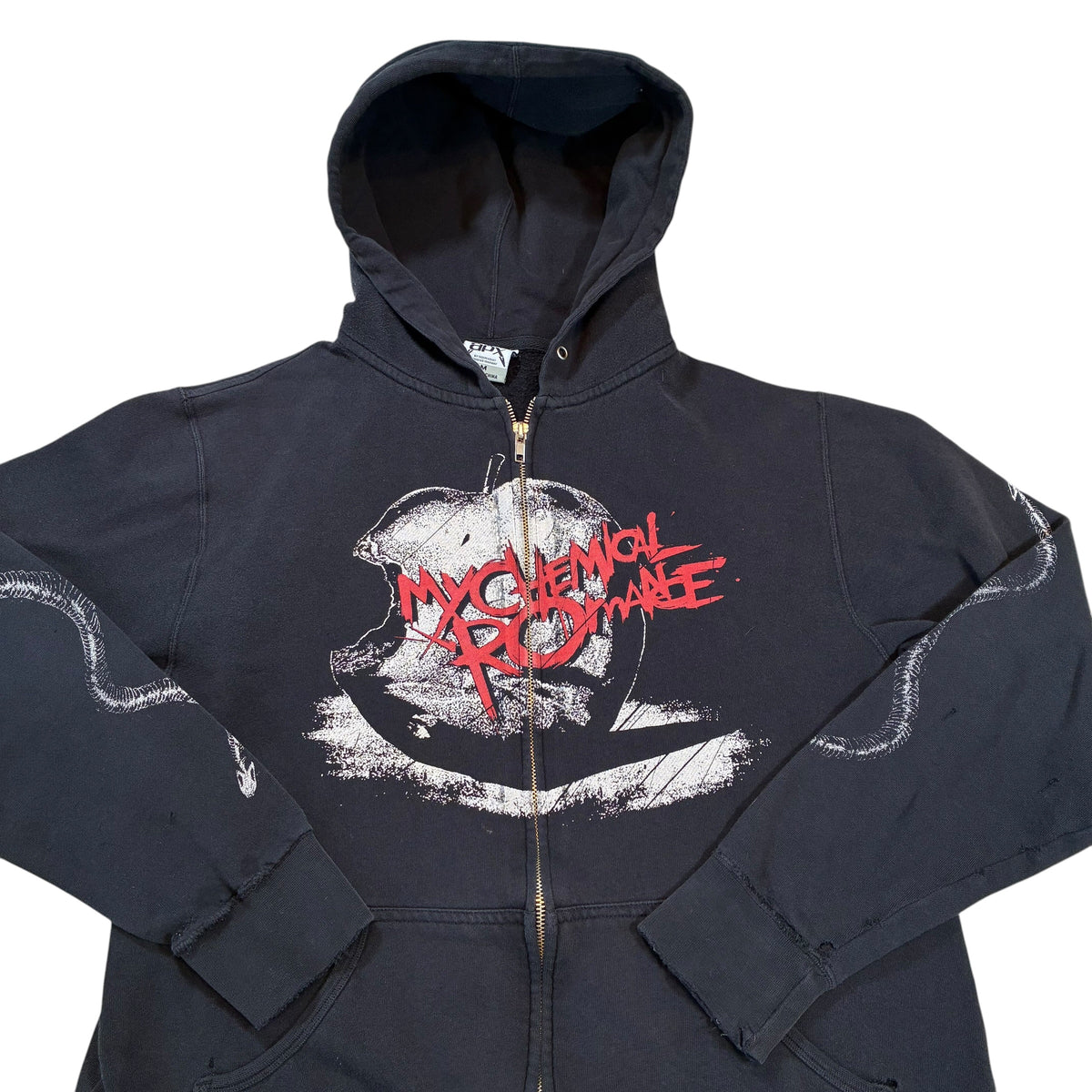 My Chemical Romance (MCR)‘Apple’ Zip Up Hoodie Medium