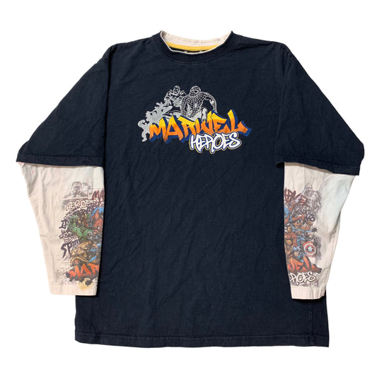 00’s Marvel Hero’s L/S shirt