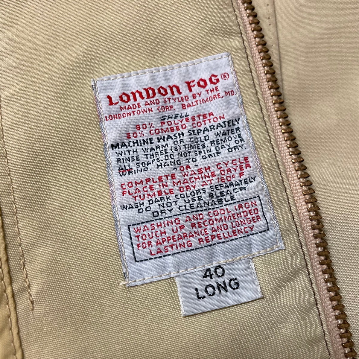60’s London Fog Jacket