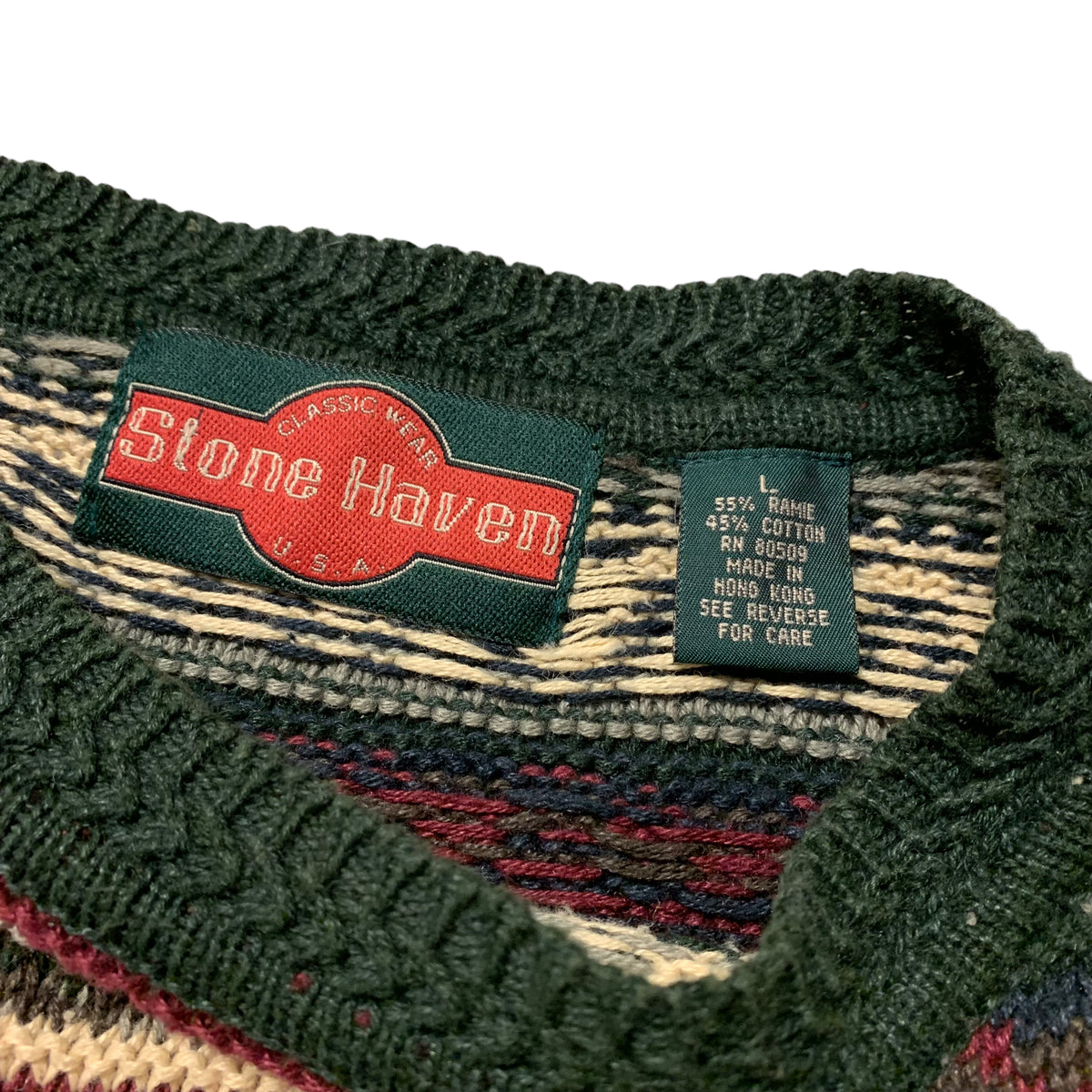 80’s/90’s Stone Haven Knit Sweater