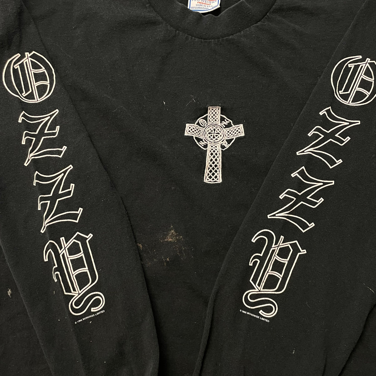 90’s Ozzy Osbourne ‘Cross’ Long Sleeve T-Shirt