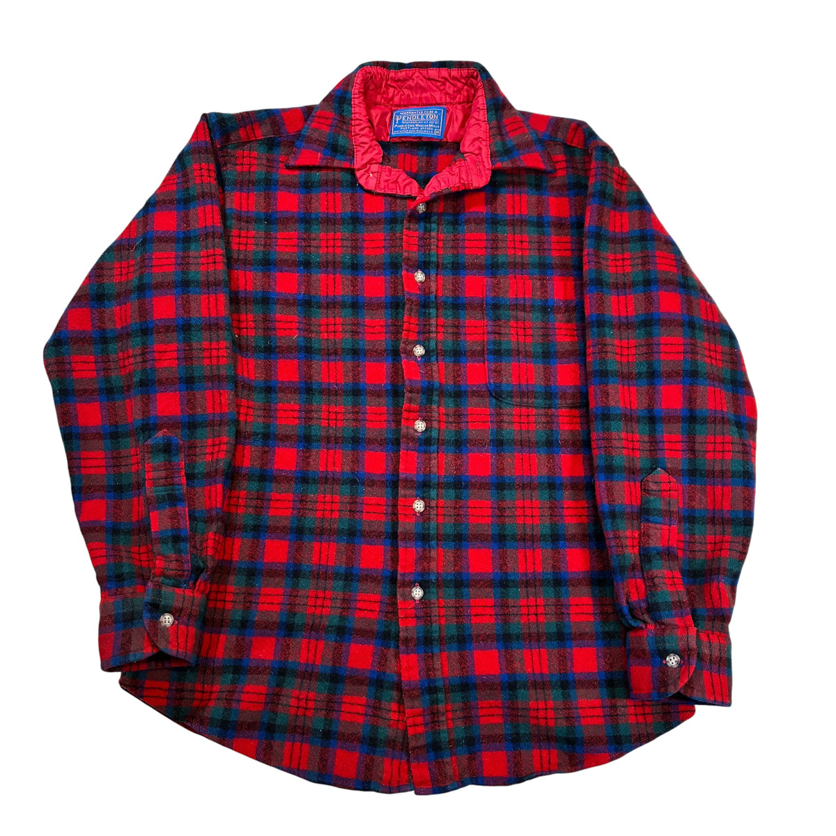 Vintage Pendleton Plaid Flannel Shirt Medium