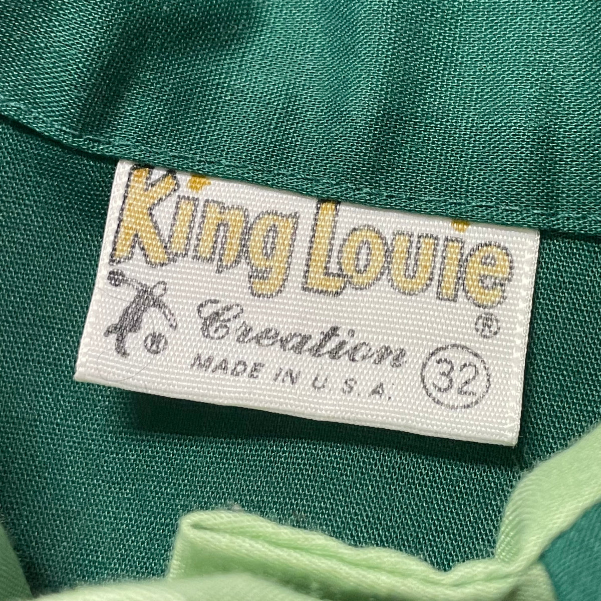 70’s King Louie Chainstitched ‘Gloria’ Bowling Shirt Women’s