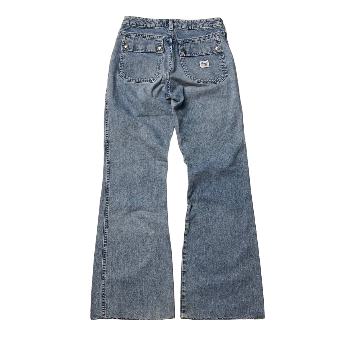 90’s/00’s Bell Bottom Silver Jeans