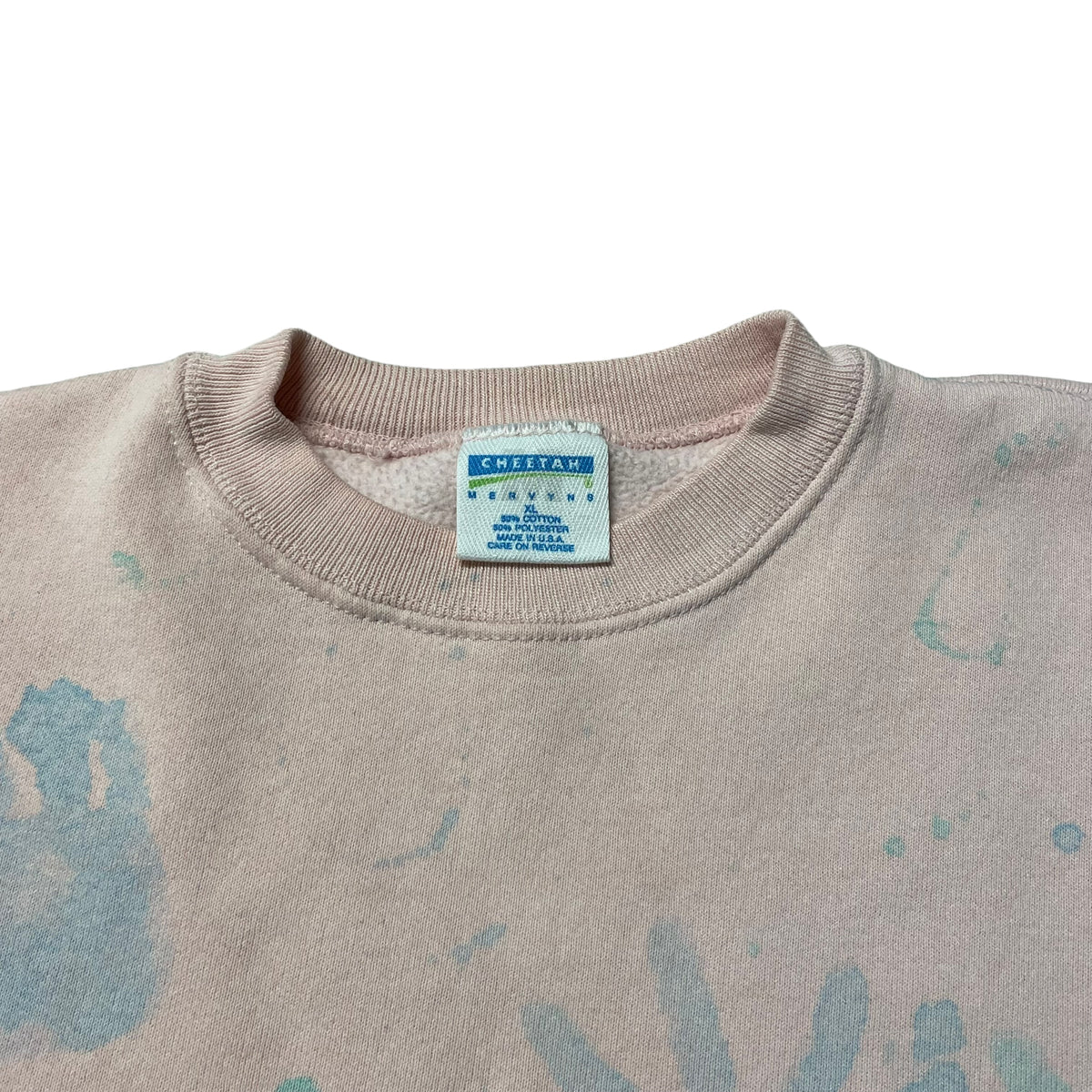 90’s Hand Print Cheetah Sweatshirt